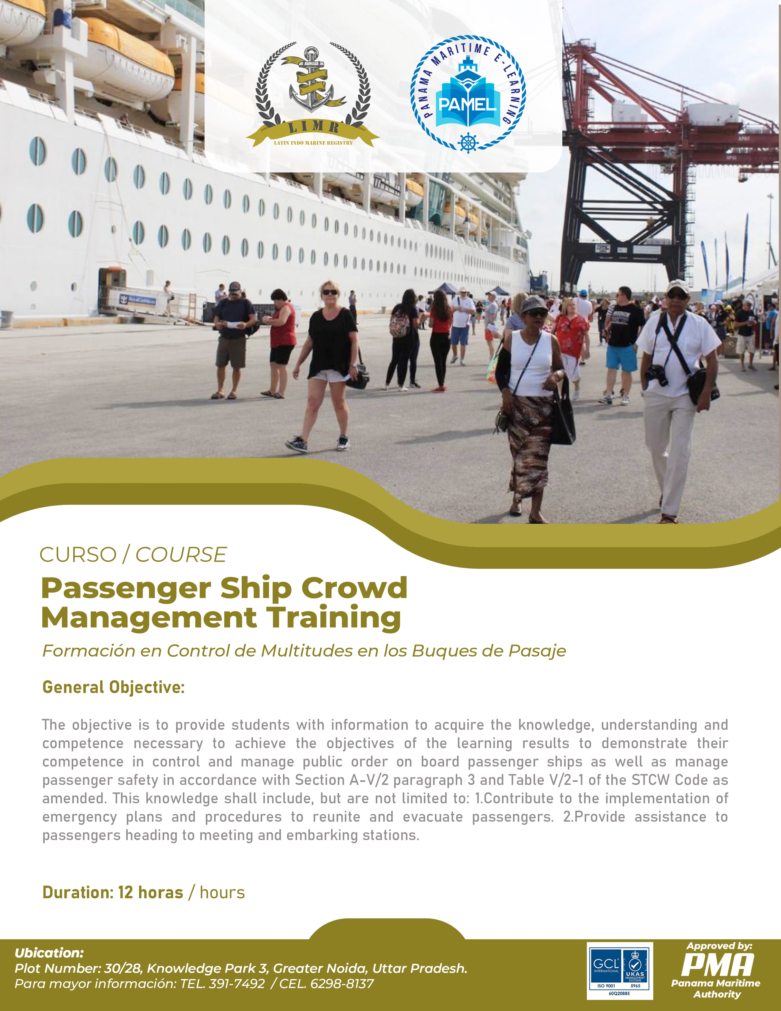 Passenger Ship Crowd Management Training