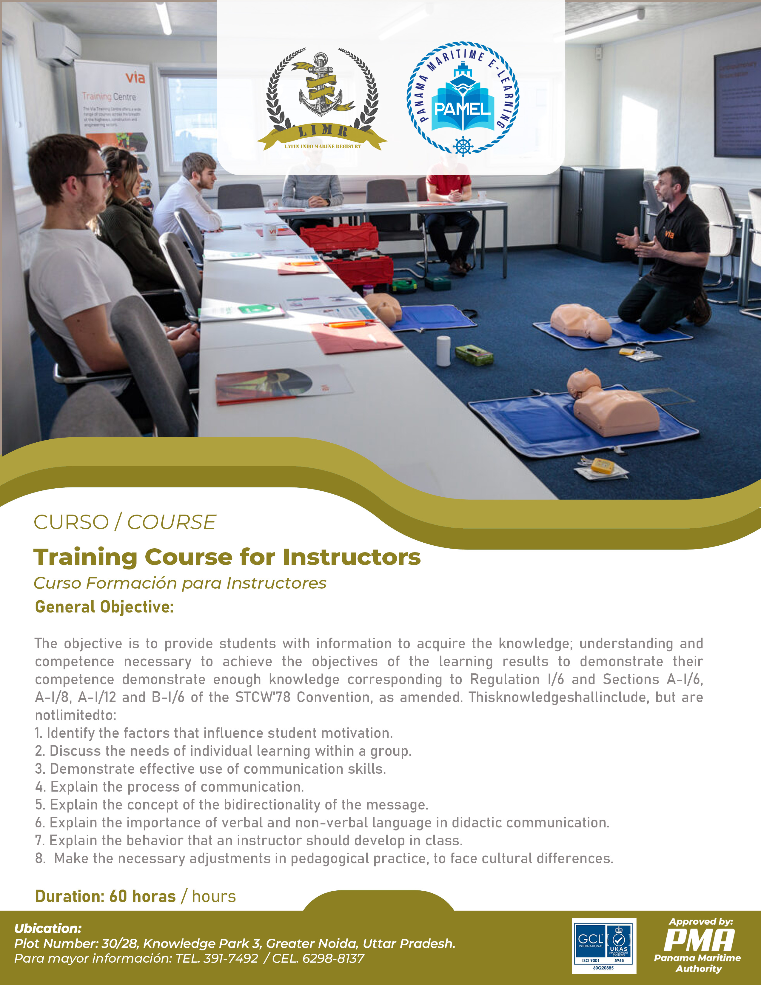Training Course for Instructors